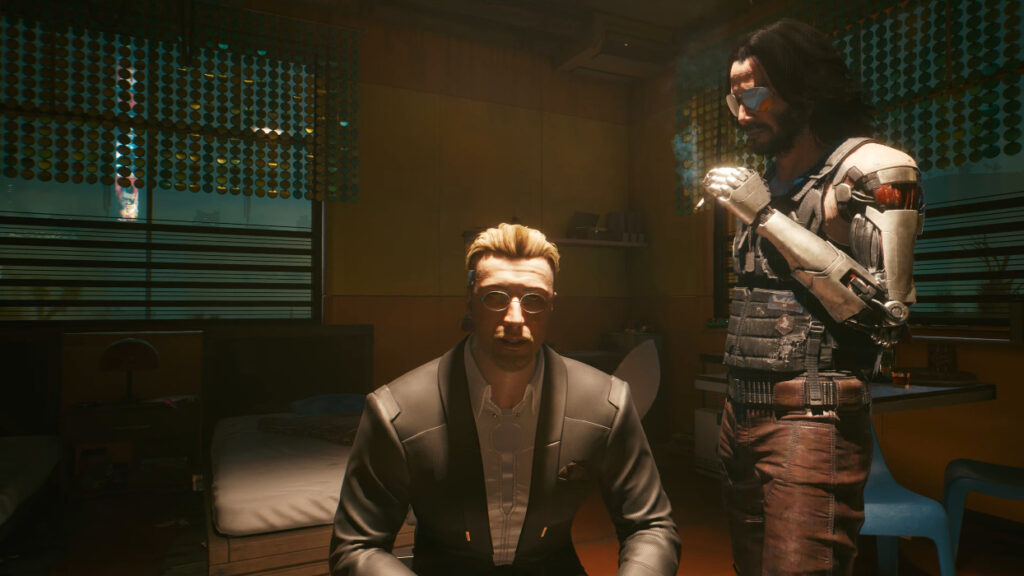 Cyberpunk 2077 Johnny Silverhand Guide Battling Over V's Body