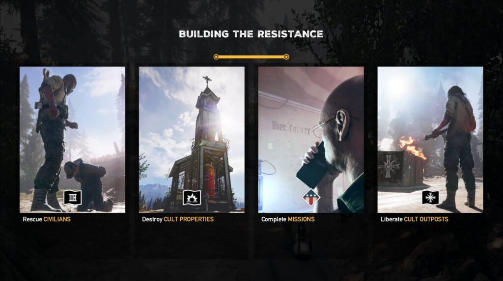 Far Cry 5 A Glimmer Of Hope Build The Resistance