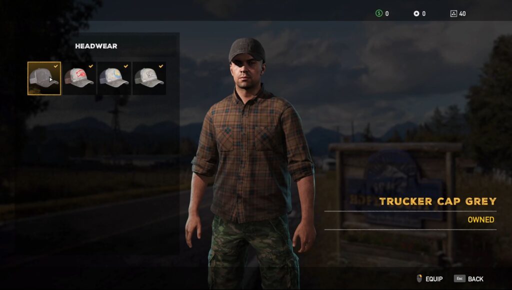 Fary Cry 5 Character Customization Hats